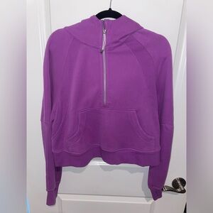 Lululemon Scuba Oversized Half Zip Hoodie (Moonlight Magenta)